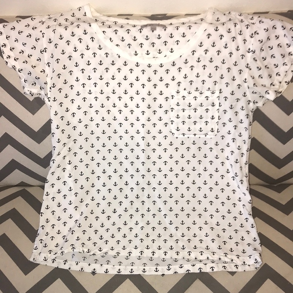 ⚓️EUC Gap Navy Anchors Blouse⚓️